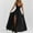 Black, variant on Slip Dress Casual Dresses for Women Sexy Flowy Dresses Black Slit Neck Sleeveless Girls Dress,M