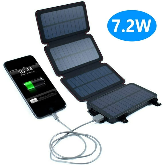 Onemayship Portable Solar Power Bank Mobile Phone Charger Panel Waterproof Camping