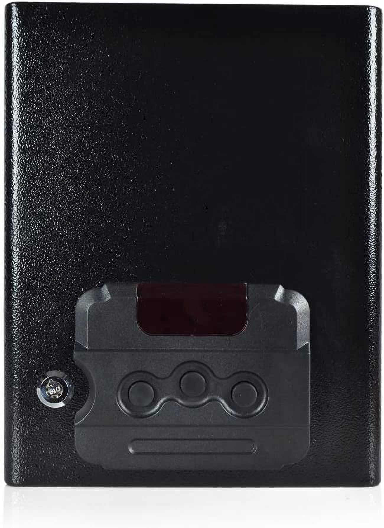 SereneLife Updated Electronic Gun Safe, Alloy Steel Drop Safe - Includes Keys - SLSFE26PS