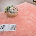 thumbnail image 2 of ORINOVA Pink Area Rugs 8x10 Shag Large Washable Rugs For Bedroom Plush Faux Sheepskin Shaggy Fur Rug For Living Room Soft Rectangle Rug, 2 of 6