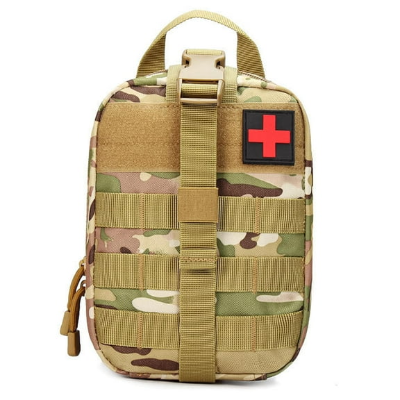 1000D Molle Ifak Pouch Rip Away, EMT 1000D Nylon Military Medical Emergency for Camping Hiking Travel