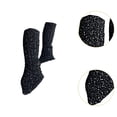 thumbnail image 6 of yotijay Figure Skating Leg Warmers Calf Socks Set for Winter Sports Activities Women Black, 6 of 9