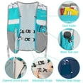 thumbnail image 4 of Deago Lightweight Hydration Pack Backpack with 2L Water Bladder for Running, Hiking, Cycling, Climbing, Camping, Biking (Blue), 4 of 9