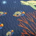 thumbnail image 4 of Under The Sea Quilt Navy/Multi 3Pc Set Full/Queen, 4 of 12