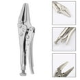 thumbnail image 1 of 6.5Inch Locking Pliers Long Needle Nose Pliers Lock Vise Grip Clamp Hand Tool, 1 of 8