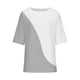 thumbnail image 4 of Fiudx Liquidación de Ahorros de Verano Blusa Holgada con Estampado Del Día de La Independencia, Manga 3/4, Informal, a La Moda, para Mujer, 4 of 4