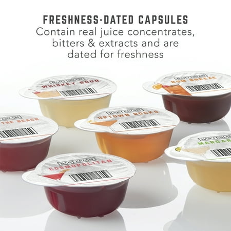Whiskey Sour Cocktail Mix Capsule for Bartesian Cocktail Maker (6-Pack)
