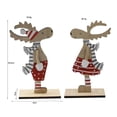 thumbnail image 4 of Home Decor Christmas Decoration Wooden Reindeer Ornament Party Holiday Atmosphere Ornaments Dropship, 4 of 5