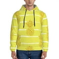 thumbnail image 2 of Bingfone Gold Pineapple Men'S Drawstring Hoodie Long Sleeve Pocket Sweatshirts-3x-Large, 2 of 9