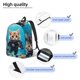 thumbnail image 3 of Easygdp Underwater Diving Cat Mochila de Lona Resistente para Laptop, Compatible con Laptops de 15 a 17 pulgadas, Ideal para Escuela, Trabajo y Viajes-Medium, 3 of 5