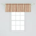 thumbnail image 2 of Ambesonne Grunge Window Valance, Tree Trunk Branches Winter, 54" X 18", Grey Yellow Pale Rust, 2 of 3