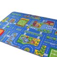 thumbnail image 1 of braveheart Blue Rug Mat Slip Game Carpet Edge Wrapped Children Blanket Playmat Washable, 4 Sizes - for Bedrooms, and Living 80x120cm, 1 of 6