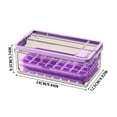 thumbnail image 3 of Silicone For Cocktails Whiskey And Beverages Reusable Flexible Freezer Tray With Easy Release Design, 3 of 4