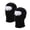 Black, variant on Balaclava Face Mask, 2 Pack Lightweight Motorcycle Warmer Windproof Dustproof UV Protection Ski Mask for Men Women Bandana