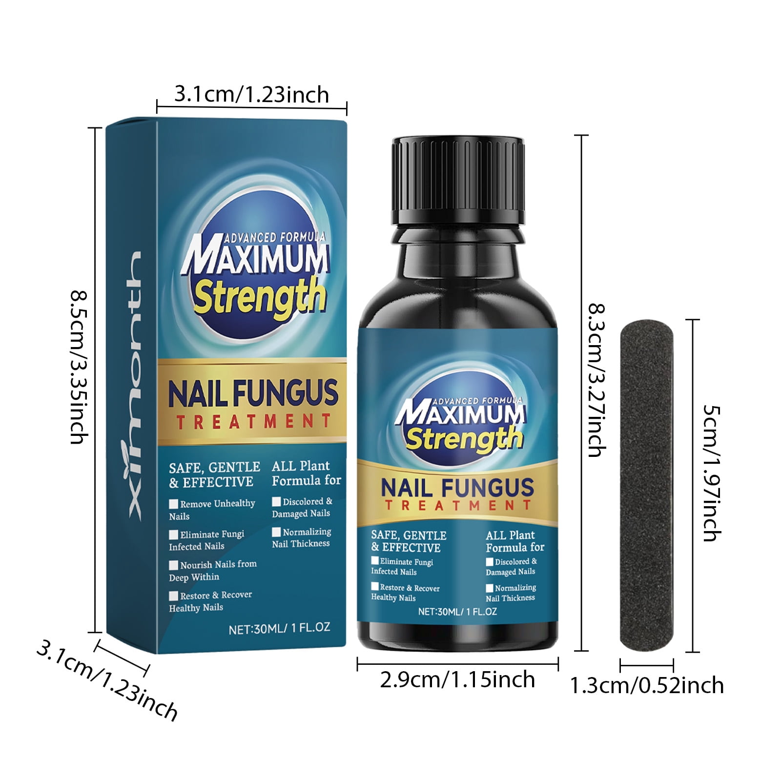 Alvantor Extra Strength Nail Fungus Treatment Tea Tree Oil Repair for Toenails & Fingernails, 1 fl. oz