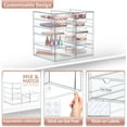 thumbnail image 7 of Sorbus Acrylic Cosmetic Makeup Organizer 10 Drawers Clear Stackable Storage Bins For Jewelry And Office Supplies Organizer- 2Pc, 7 of 7