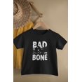 thumbnail image 5 of Old Glory Toddler Dinosaur Triceratops Bad to the Bone Short Sleeve Graphic T Shirt, 5 of 6