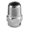 thumbnail image 2 of Pressure Washer Nozzle Tips, Replacement for Surface Cleaner, Water Broom and Undercarriage Cleaner, 4000 PSI, 1/4 Inch Male NPT, 25 Degree Silver, 2 of 9