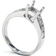 thumbnail image 2 of Pompeii 1ct Princess Cut Diamond Cathedral Engagement Ring Setting (G/H,SI), 2 of 3