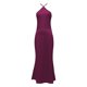 thumbnail image 4 of Vestido de noche de satén para mujer tallas grandes - Elegante cuello en V, diseño en la cintura, vestido de fiesta para bodas - Tallas XS-L, tejido con brillo lujoso, 4 of 5
