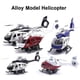thumbnail image 3 of New Realistic Police Helicopter Plane Pull Back Led Music Model Kids Toy Collection/YY 25-26, 3 of 5