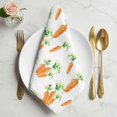 thumbnail image 2 of Easter Carrot Cloth Napkins, Spring Watercolor Modern Art Washable and Reusable Dinner Napkins Set of 4, Table Napkin for Kitchen Party Birthday Wedding Hotel Housewarming 20"x20", 2 of 9