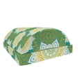 thumbnail image 1 of Ethnic Foot Rest, Mandala Inspired Silhouettes Concentric Motifs, Non-Slip Backing Adjustable Ergonomic Memory Foam Leg Support for Office, Green Mustard White, by Ambesonne, 1 of 5