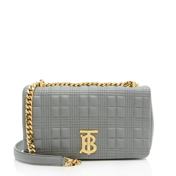 Pre-Owned Burberry Quilted Lambskin TB Lola Chain Small Crossbody