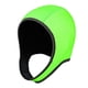 thumbnail image 4 of Capucha de buceo Cola traje de neopreno con correa para la rbilla gorro de natación surf verde fluorescente, 4 of 8