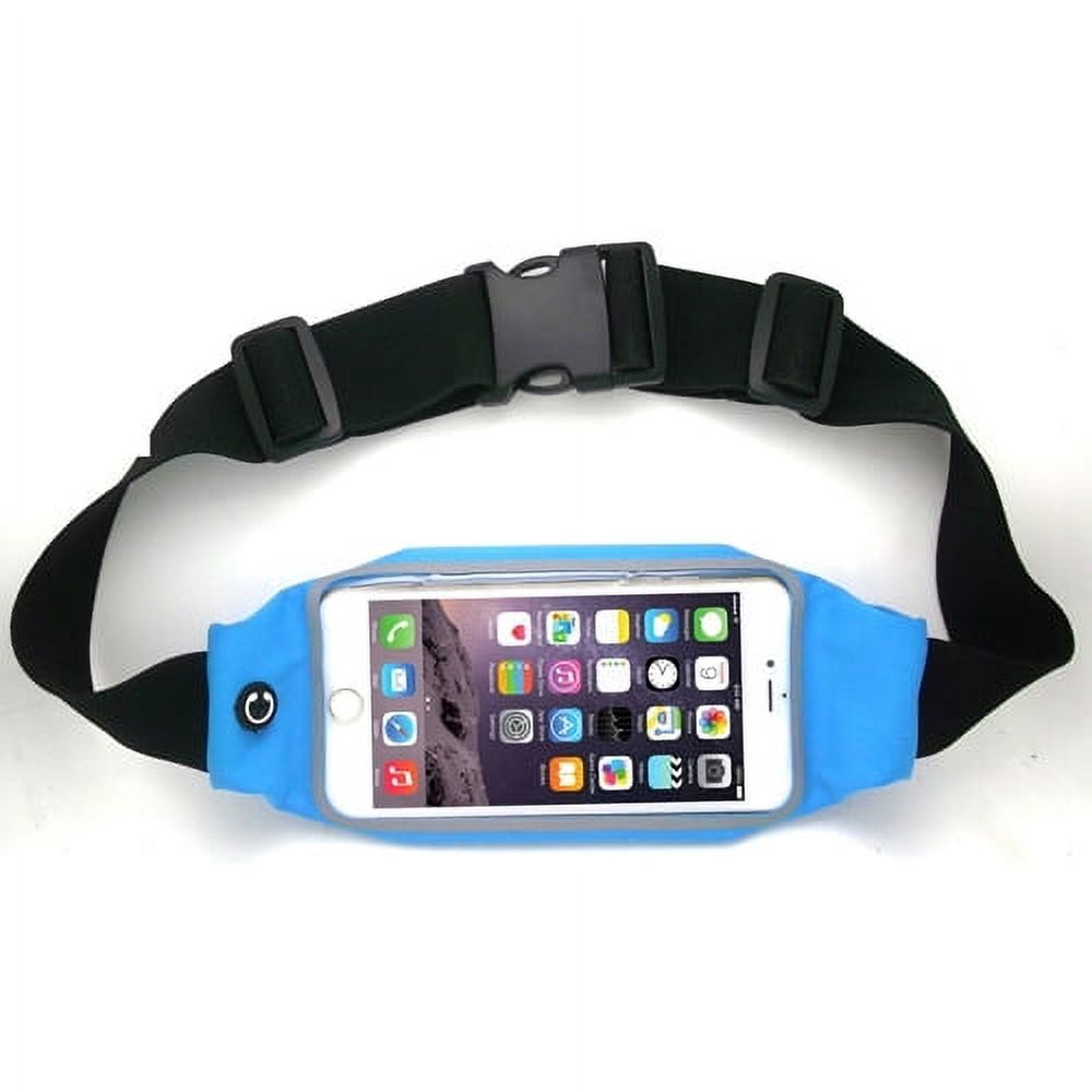 Running Waist Bag Belt Band for Samsung Galaxy S25 Edge/S25 Plus - Sports Gym Workout Case Cover Pouch Reflective