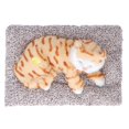 thumbnail image 1 of Adorno de Gato ANGGREK de Peluche Diseño de Simulación Estampado amarillo, 1 of 7