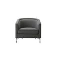 thumbnail image 3 of Sandy Wilson Home Annette Fauteuil d'Appoint Moderne Steeple Gris, 3 of 10