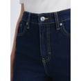 thumbnail image 5 of Free Assembly Women's Mid Rise Full Length Bootcut Jeans, 32" Inseam, Sizes 0-20, 5 of 6