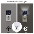 thumbnail image 3 of Honeii Galaxy2 Print LED Night Light with Light Sensor, Night Lights Plug Into Wall,Ideal for Bedrooms and Hallways-US, 3 of 7