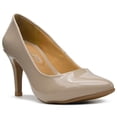 thumbnail image 4 of Zapatilla Para Dama Formal Oficina Elegante Charol Clay terracota 24.5, 4 of 8
