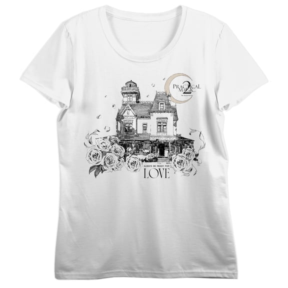 Practical Magic 2 Mansion Moon Graphic Tee for Women-3XL