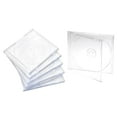 thumbnail image 1 of Maxtek Boîtier CD Jewel Standard Simple Transparent de 10,4 mm avec Plateau Transparent Assemblé, Lot de 25, 1 of 3