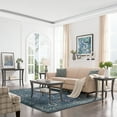 thumbnail image 2 of Leick Home Laraline 3'9" x 5'9" Vintage Turkish Medallion Rectangle Area Rug, Turquoise, 2 of 19