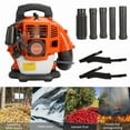 thumbnail image 4 of Seipouy 52CC Backpack Gas Powered Leaf Blower, Commercial 550 CFM 1.7 HP 2-Cycle Powerful Lightweight Gasoline Grass Lawn Blower with Harness Air-Cooled & Fuel Tank for Yard Lawn Care, Snow Removal, 4 of 8