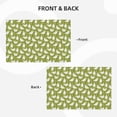 thumbnail image 3 of Rocae Lovely Chickens Printed Heat Resistant Place Mats,Classic Hemstitch Cloth Fabric Placemats Imitation Linen Place Mat Table Mats 18x12 inch, 3 of 5