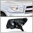 thumbnail image 3 of For 2006-2009 Toyota 4Runner Chrome Headlights Amber Corner Headlamps Right Side, 3 of 6