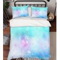 thumbnail image 1 of 3D Blue Watercolor Quilt Cover Set Bedding Set Pillowcases 12, 1 of 2