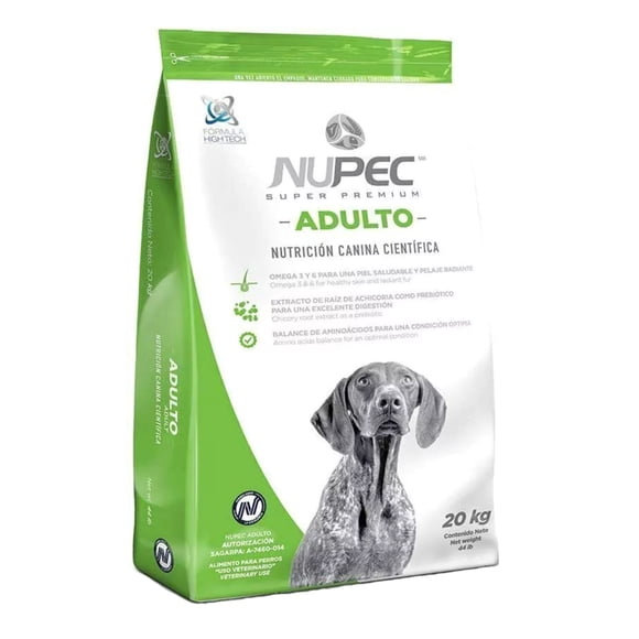 Croquetas para Perro Nupec Adulto Razas Grandes 20 Kg