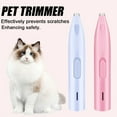 thumbnail image 4 of Dog Paw Trimmer Electric Pet Grooming Clippers with LED Display & Light, Waterproof Rechargeable Micro Precision Trimmer,Face,Rump for Dogs & Cats (Large & Small Pets), 4 of 8