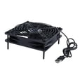 thumbnail image 3 of Ventilador USB para PC, negro, individual, pequeño, silencioso, para TV Box, router y gabinete AV. 12 cm, 3 of 9
