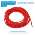 thumbnail image 3 of Uxcell Rubber Cord Tube, 16ft Hollow Tubing 2mm OD 1mm ID for DIY Craft, Red, 3 of 6