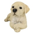 thumbnail image 3 of Lifelike Adorable Labrador Puppy Dog Lying On Belly With Crossed Arms Figurine, 3 of 8