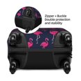 thumbnail image 4 of Daiia Cute Flamingo Luggage Cover, Thickened Washable Travel Luggage Covers, Elastic Unique Baggage Covers for 18-20 inch Luggage(excluding luggage)-Medium, 4 of 9