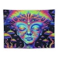 thumbnail image 5 of Fenyluxe  Mushroom Tapestry, Floral Eyes Tapestry Neon Tapestries Posters Party Backdrop for Bedroom Dorm Living Room  60x50inch, 5 of 6