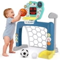 thumbnail image 1 of Juguetes Deportivos para Niños Pequeños AIGIMU 3 en 1: Baloncesto, Fútbol y Golf, 1 of 8